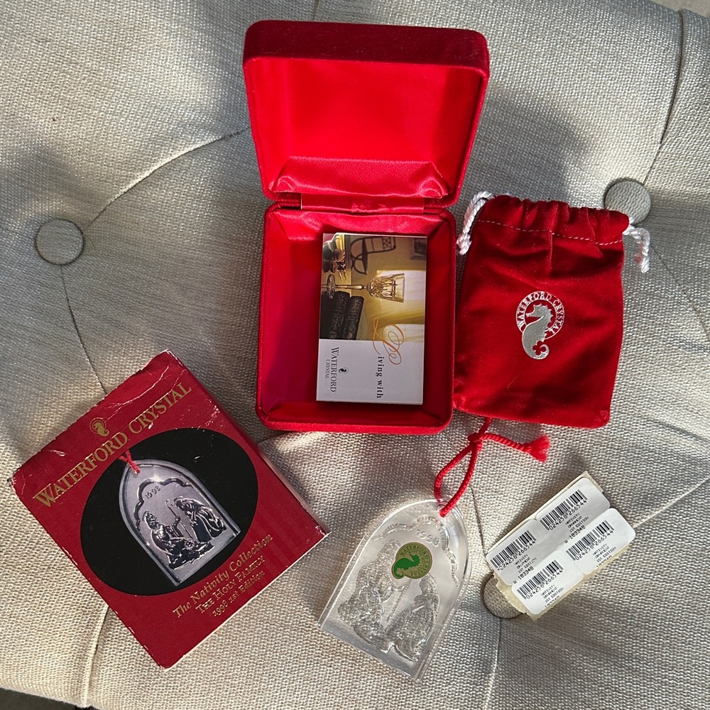Waterford Crystal Nativity Collection - The Holy Family Ornament